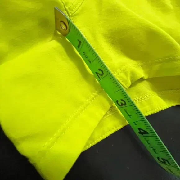 adidas Women's Bright Yellow 3” Athletic Shorts - Picture 3 of 6